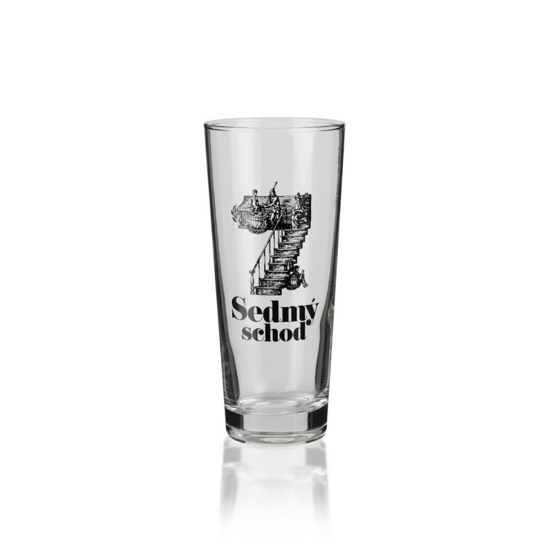 Sklenice Tumbler logo Sedmý schod 0,3 l
